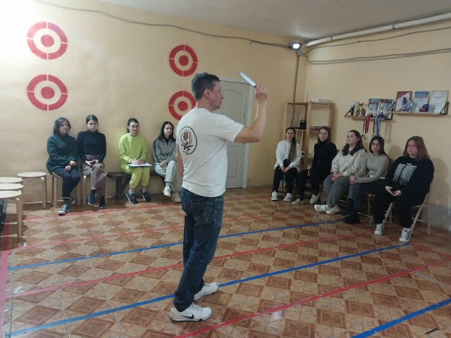 Посетили матер-класс по спортивному метанию